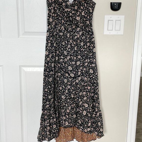Scotch & Soda Maison Scotch Ruffled Midi Floral Summer Dress Casual Boho Chic - Picture 6 of 6